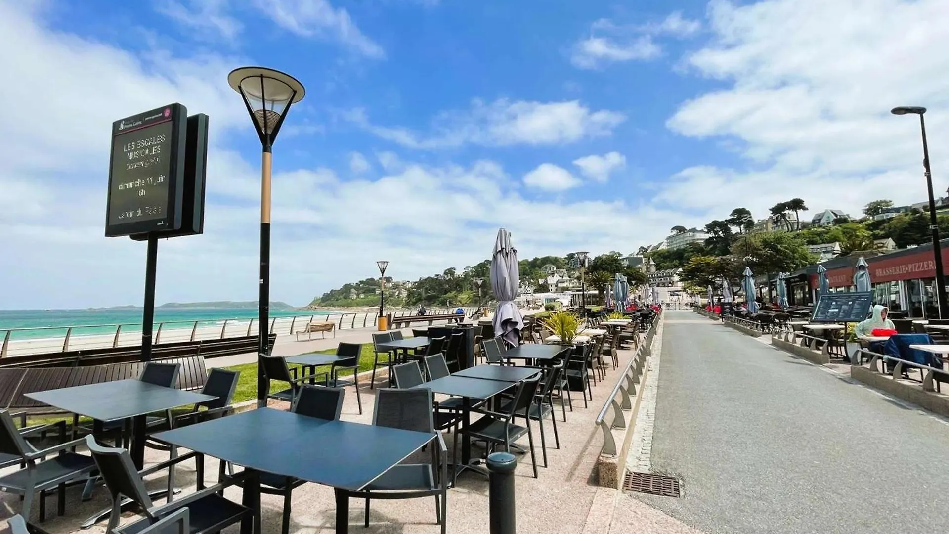 아파트 Appartement Vue Mer Avec Parking Prive Et Wifi A Perros-Guirec - Fr-1-542-60